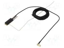 PER.PIC. Antena de automóviles DAB 18dBi Negro