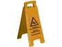Q-connect Cartel Señalización Suelo Resbaladizo Plástico Homologado RD 485/1997 Medidas 660 x 270 mm