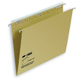 Fade Carpeta Colgante Tiki Kraft con Visor Superior Largo y Etiquetas