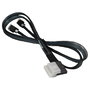 Supermicro CBL-SAST-0826 Cable Slimline SAS a 2x MiniSAS, 0.7m, Conectores Derecho-Derecho, Negro