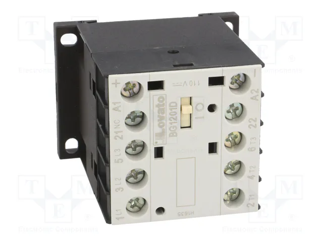 LOVATO ELECTRIC Contactor BG 3-polar 12A 110VDC LOVATO ELECTRIC Contactor BG 3-polar 12A 110VDC