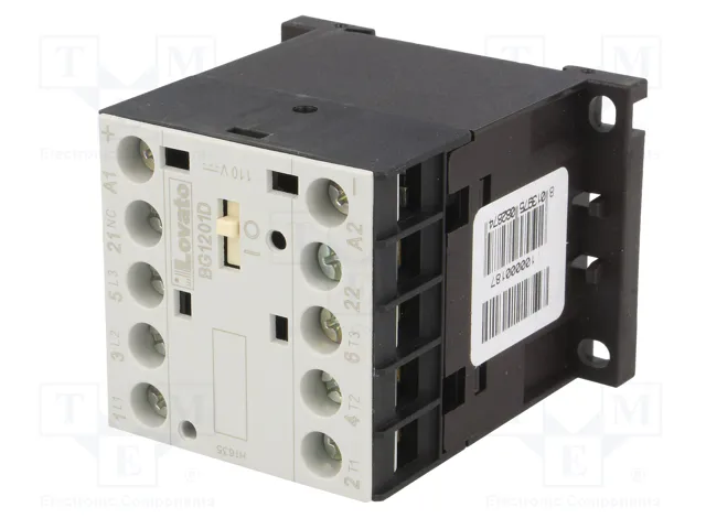 LOVATO ELECTRIC Contactor BG 3-polar 12A 110VDC LOVATO ELECTRIC Contactor BG 3-polar 12A 110VDC