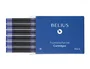 Belius Cartuchos de tinta estilográfica azul, caja de 6 unidades