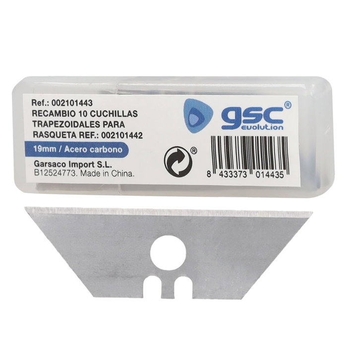 Hantums Recambio 10 hojas para rasqueta ref. 002101442 Hantums Recambio 10 hojas para rasqueta ref. 002101442