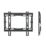 Ewent Soporte para TV EW1501 Easy Fix, Montaje en Pared para Televisores 23" hasta 43" (109 cm), Negro, VESA 50x50 hasta 200x200, Hasta 45 kg