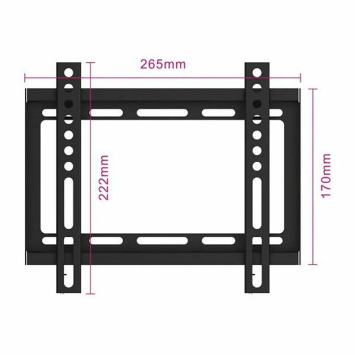 Ewent EW1501 Soporte de Pared Ultra Delgado para TV 23-42 Pulgadas Negro