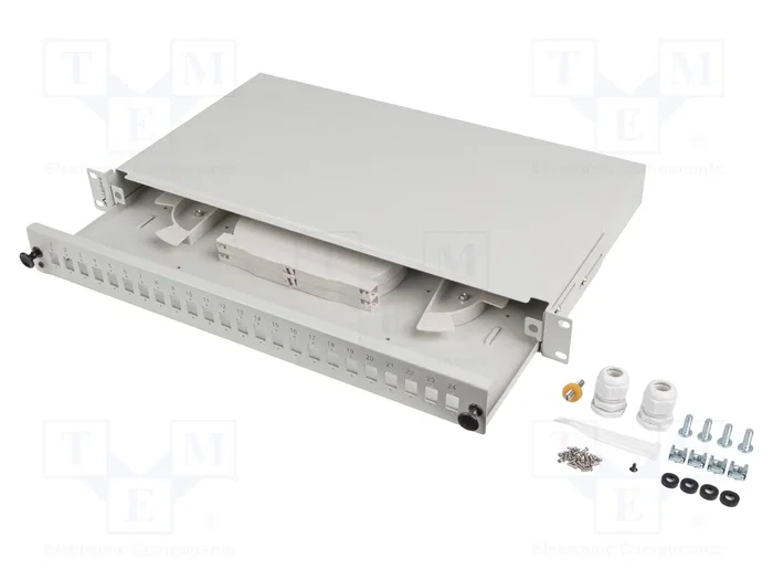 LANBERG FOP1-24SS-LDS Panel de conexión de fibra óptica 1U