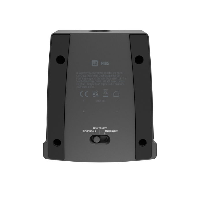 LD Systems Soporte de Sobremesa con Interruptor para Micrófonos de Cuello de Cisne Serie MIBS Garantía 5 Años