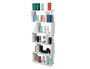 Belius Expositor De Pie Blanco Melamina 5 Estantes 50 Piezas 680x320x1700 mm