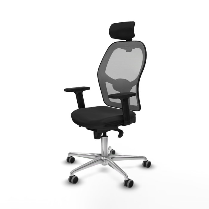PIQUERAS Y CRESPO Silla de oficina Jorquera con Mecanismo Sincro en Negro y Gris PIQUERAS Y CRESPO Silla de oficina Jorquera con Mecanismo Sincro en Negro y Gris