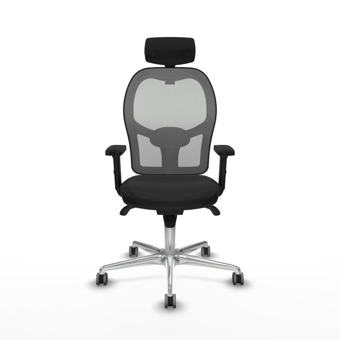PIQUERAS Y CRESPO Silla de oficina Jorquera con Mecanismo Sincro en Negro y Gris PIQUERAS Y CRESPO Silla de oficina Jorquera con Mecanismo Sincro en Negro y Gris