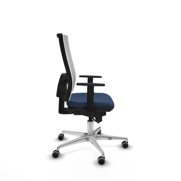 PIQUERAS Y CRESPO Silla de oficina Horna Azul marino y Blanco PIQUERAS Y CRESPO Silla de oficina Horna Azul marino y Blanco