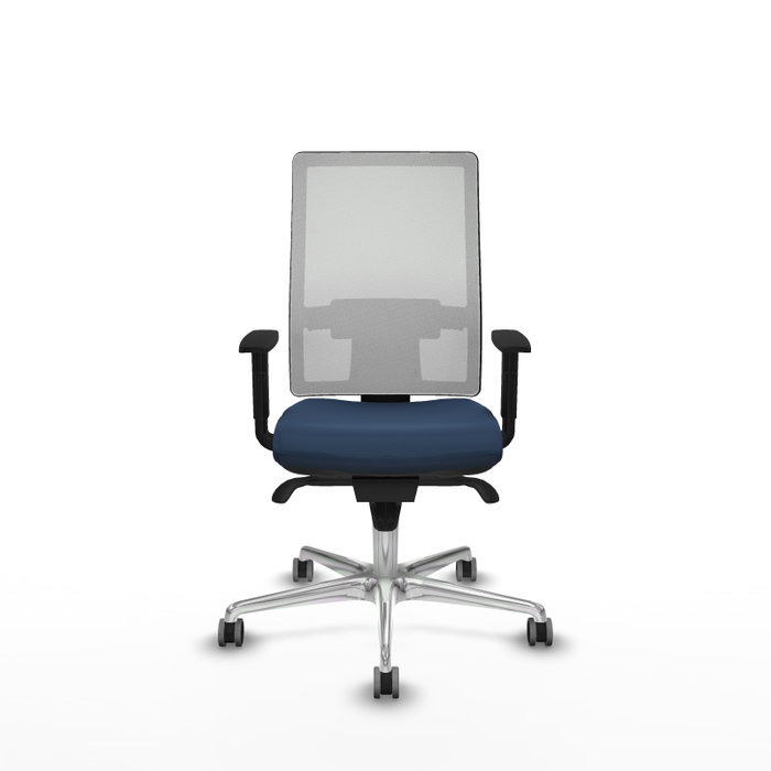 PIQUERAS Y CRESPO Silla de oficina Horna Azul marino y Blanco PIQUERAS Y CRESPO Silla de oficina Horna Azul marino y Blanco