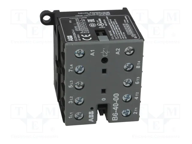 ABB Contactor B6 4-polar 9A 220÷240VAC NO x4 ABB Contactor B6 4-polar 9A 220÷240VAC NO x4