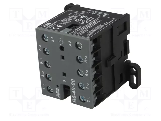 ABB Contactor B6 4-polar 9A 220÷240VAC NO x4 ABB Contactor B6 4-polar 9A 220÷240VAC NO x4