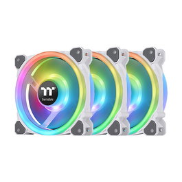 Thermaltake Riing Trio 12 RGB Radiator Fan White TT Premium Edition Ventilador 120mm Blanco Iluminación LED