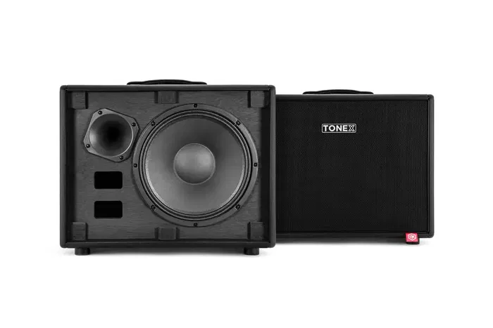 IKMultimedia TONEX Cab Pantalla FRFR Profesional Amplificada 350W RMS para Guitarra con DSP Avanzado y Celestion 12"