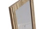 DKD Home Decor Marco de Fotos de Mango y Cristal 15x20 con Diseño de Rayas
