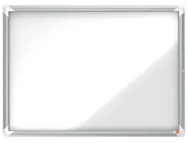 Nobo Vitrina de Anuncio Premium Plus Magnética Blanca para Exterior 8 x A4 692x972x45 mm