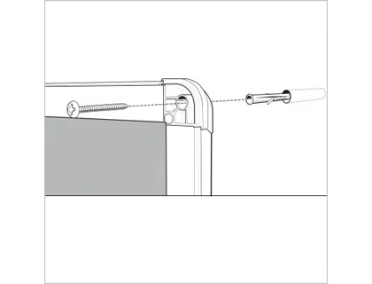 Nobo Vitrina de Anuncio Premium Plus Magnética Blanca para Exterior 8 x A4 692x972x45 mm