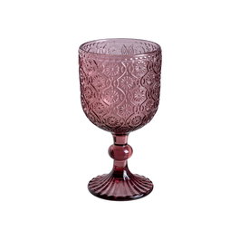 Copa Rosa Cristal Decoración 8,80 X 8,80 X 16,40 cm (Set de 6)