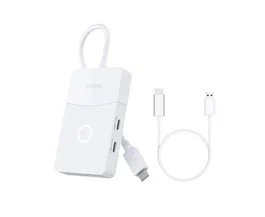D-Link DUP-501 Hub USB 3.2 Gen 1 Tipo C Puerto USB-A HDMI 5000 Mbit/s Blanco