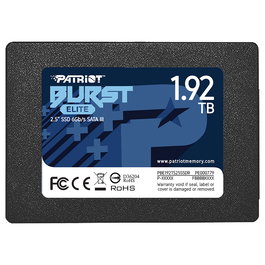 Patriot Memory Burst Elite 1.92 TB SSD SATA III 2.5" 450 MB/s 320 MB/s PC/Portátil Negro (SATA 6 Gb/s, 40000 IOPS, SMART, TRIM)