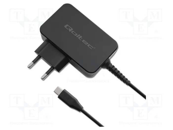 Qoltec GaN POWER PRO 30W USB-C Negro Qoltec GaN POWER PRO 30W USB-C Negro