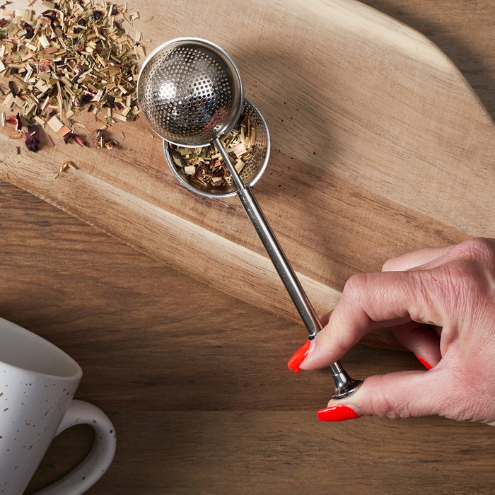 Cook Concept Infusor Té con Pistón Acero Inoxidable