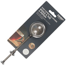 Cook Concept Infusor Té con Pistón Acero Inoxidable
