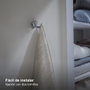 Hantums Percha colgador doble Cromado