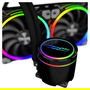 Alpenföhn Gletscherwasser 240 High Speed - Sistema de Refrigeración Líquida AIO, Radiador 240mm, Flujo de Aire 132.4 m³/h, Iluminación LED Multicolor, 84000000181