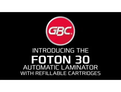 Gbc Recambio Bobina de Plastificación Foton 30, 75 Micras Brillante para A4 (56.4 m, hasta 250 hojas, Ref. 4410023)