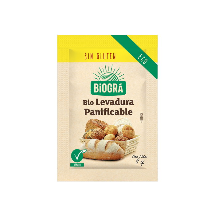 BIOGRA Levadura Panadera Bio Sin Gluten 10g BIOGRA Levadura Panadera Bio Sin Gluten 10g