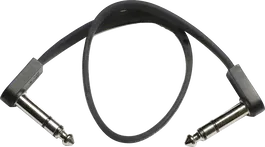 EBS Cable Interlink PCF Deluxe Stereo Jack-Jack AA Negro - 28 Cm