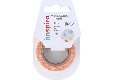Innspiro Cinta Masking Tape Washi Serie Floral 15mm x 10m