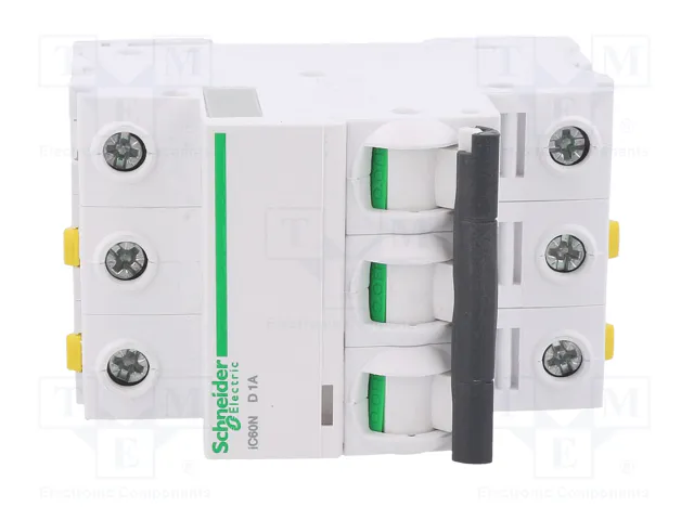 SCHNEIDER ELECTRIC Interruptor magnetotérmico iC60N 25A 3 Polos Curva D