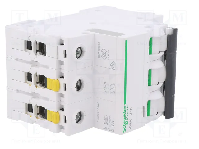 SCHNEIDER ELECTRIC Interruptor magnetotérmico iC60N 25A 3 Polos Curva D