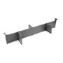 Emuca Kit de accesorios divisores para interior de cajones Vertex-Concept, ancho 900mm, Aluminio y Plástico, Gris antracita
