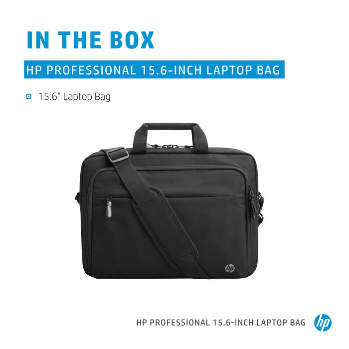 HP Maletín Profesional para Portátil de 15.6 Pulgadas con Organización y Protección HP Maletín Profesional para Portátil de 15.6 Pulgadas con Organización y Protección