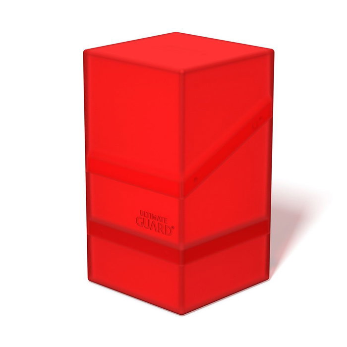 Ultimate Guard Boulder'n'Tray 100+ - Ruby Ultimate Guard Boulder'n'Tray 100+ - Ruby