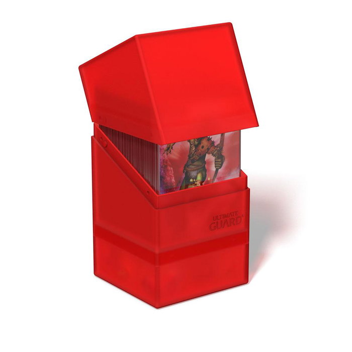 Ultimate Guard Boulder'n'Tray 100+ - Ruby Ultimate Guard Boulder'n'Tray 100+ - Ruby
