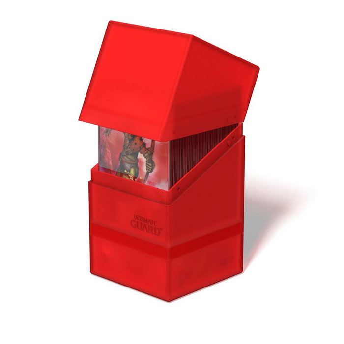 Ultimate Guard Boulder'n'Tray 100+ - Ruby Ultimate Guard Boulder'n'Tray 100+ - Ruby