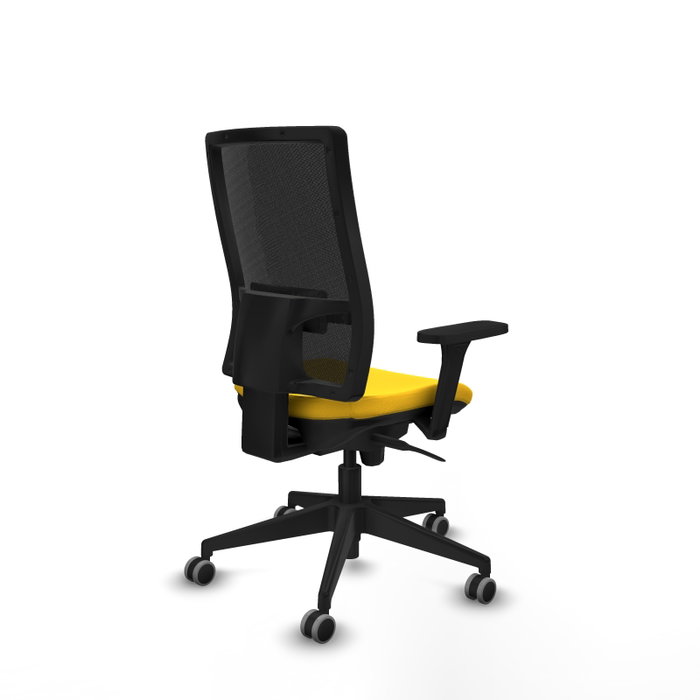 PIQUERAS Y CRESPO Silla de oficina Horna Amarillo y Negro PIQUERAS Y CRESPO Silla de oficina Horna Amarillo y Negro