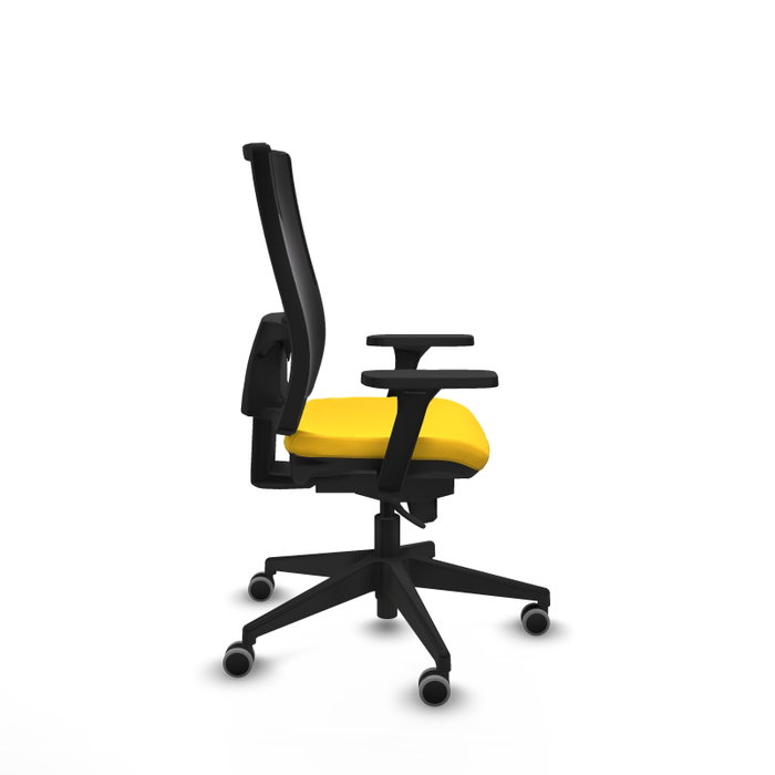 PIQUERAS Y CRESPO Silla de oficina Horna Amarillo y Negro PIQUERAS Y CRESPO Silla de oficina Horna Amarillo y Negro