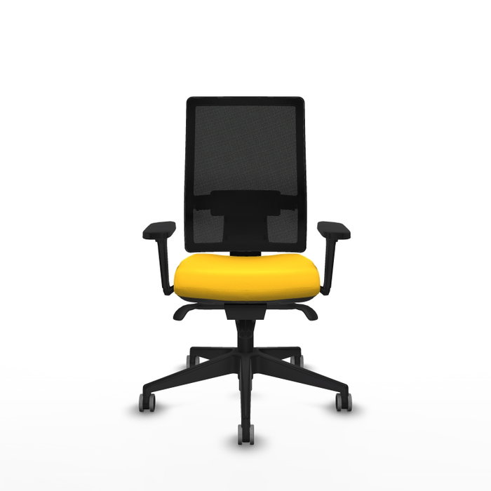 PIQUERAS Y CRESPO Silla de oficina Horna Amarillo y Negro PIQUERAS Y CRESPO Silla de oficina Horna Amarillo y Negro