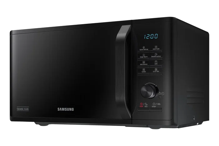 Samsung MG23K3515AK/E1 Microondas con Grill, 23 Litros, Color Negro, Modo ECO, Función Desodorización, Interior Cerámico Enamel, 800W Samsung MG23K3515AK/E1 Microondas con Grill, 23 Litros, Color Negro, Modo ECO, Función Desodorización, Interior Cerámico Enamel, 800W