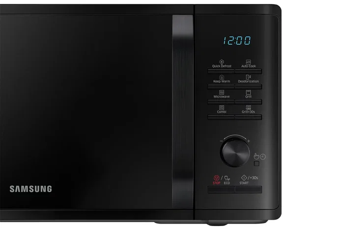 Samsung MG23K3515AK/E1 Microondas con Grill, 23 Litros, Color Negro, Modo ECO, Función Desodorización, Interior Cerámico Enamel, 800W Samsung MG23K3515AK/E1 Microondas con Grill, 23 Litros, Color Negro, Modo ECO, Función Desodorización, Interior Cerámico Enamel, 800W