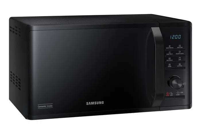 Samsung MG23K3515AK/E1 Microondas con Grill, 23 Litros, Color Negro, Modo ECO, Función Desodorización, Interior Cerámico Enamel, 800W Samsung MG23K3515AK/E1 Microondas con Grill, 23 Litros, Color Negro, Modo ECO, Función Desodorización, Interior Cerámico Enamel, 800W
