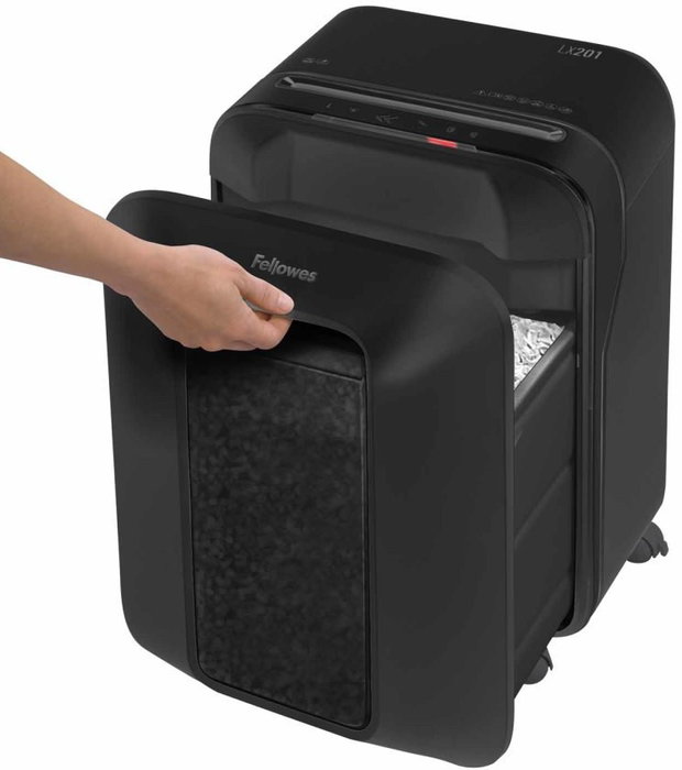 Fellowes Powershred LX 201 Negra Micro-cut P-5